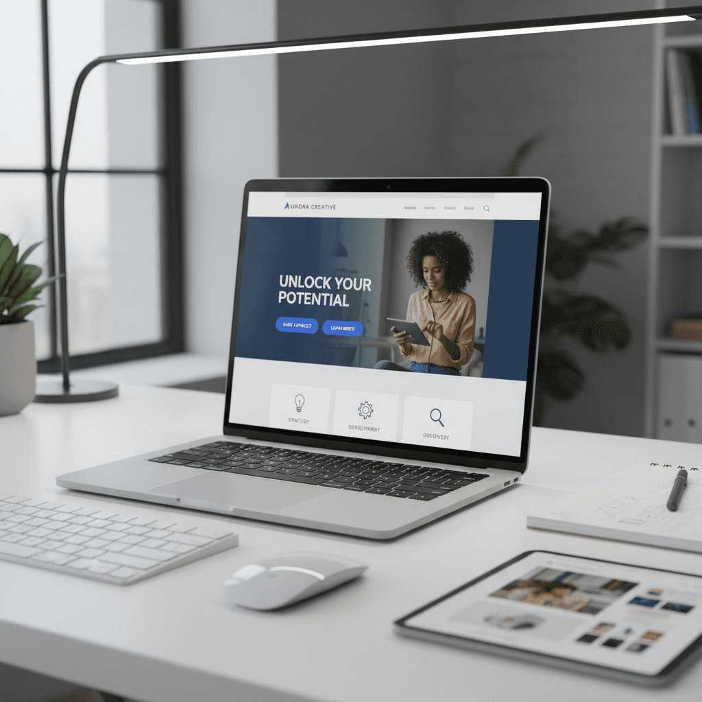 Landing page design